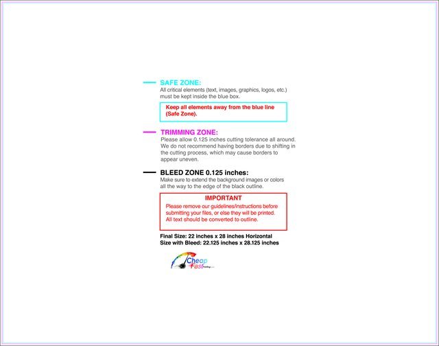 Carmagnets 22inx28in H Front guideline preview