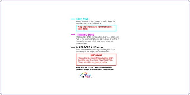Carmagnets 24inx48in H Round Front guideline preview