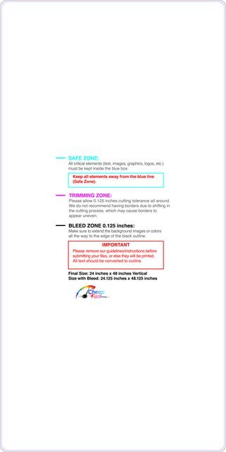 Carmagnets 24inx48in V Round Front guideline preview
