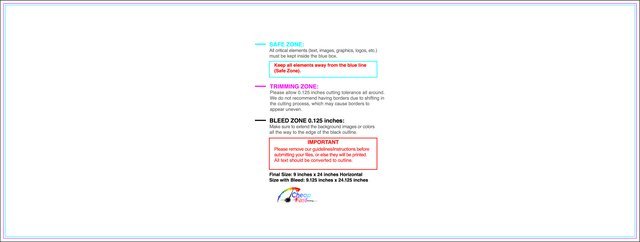 Carmagnets 9inx24in H Front guideline preview