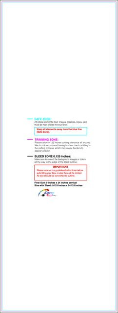 Carmagnets 9inx24in V Front guideline preview