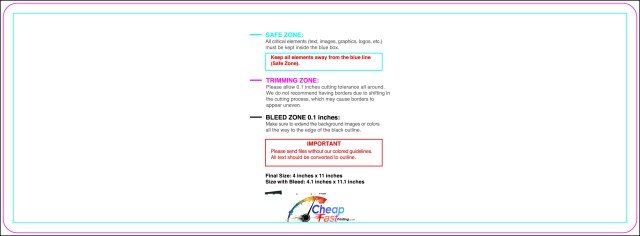 Eddm Postcard 4inx11in Round guideline preview