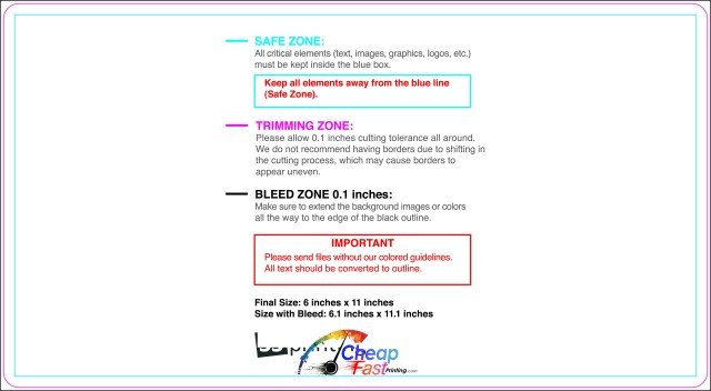 Eddm Postcard 6inx11in Round guideline preview