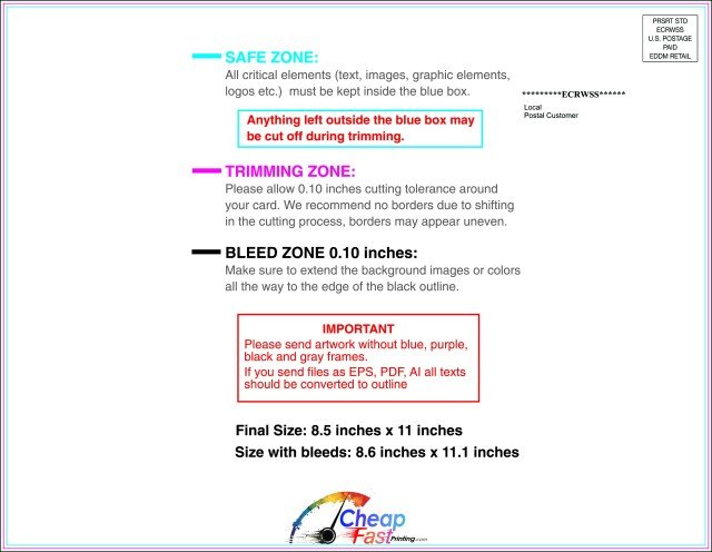 Eddmpostcard 8.5inx11in H Front Eddm Side guideline preview