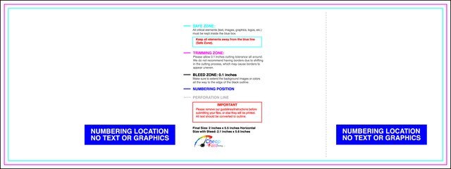 Eventtickets 2inx5.5in H B Perforated Front guideline preview