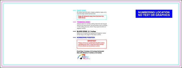 Eventtickets 2inx5.5in H T Front guideline preview