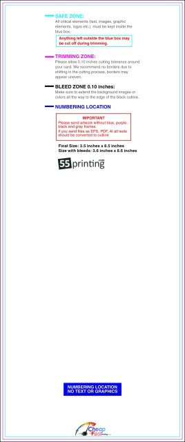 Eventtickets 3.5inx8.5in Vert T Back guideline preview