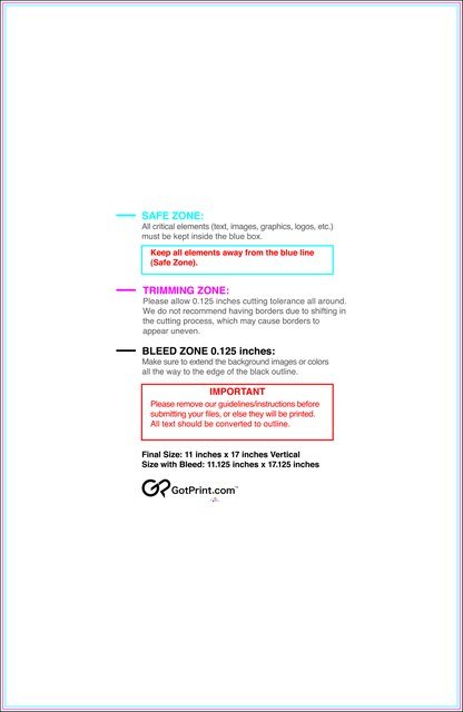 Flyer 11inx17in V Front guideline preview