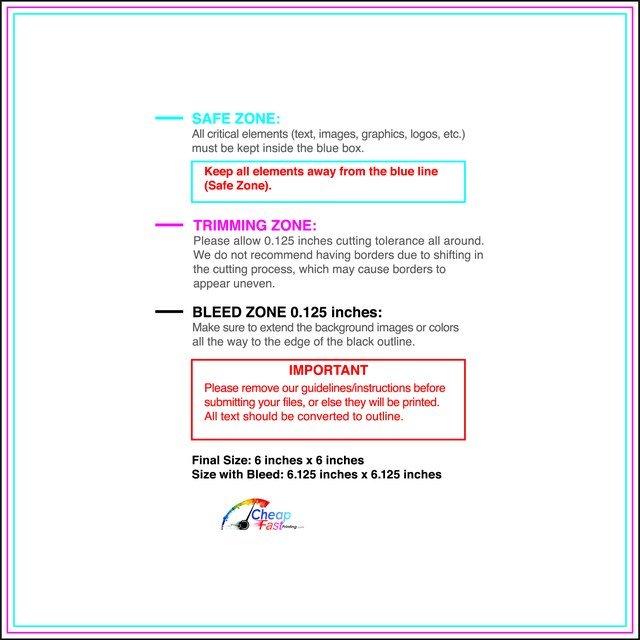 Flyer 6inx6in Front guideline preview