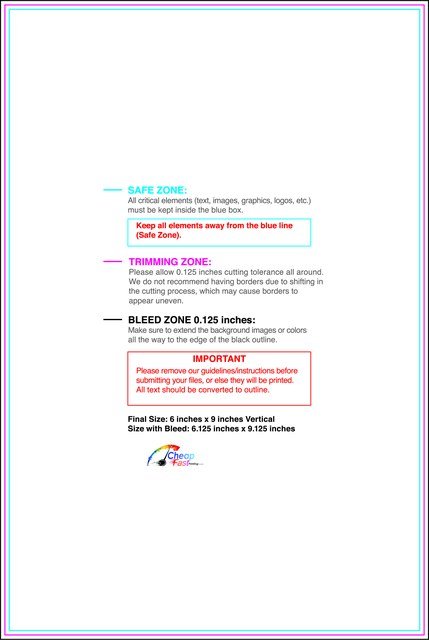 Flyer 6inx9in V Front guideline preview