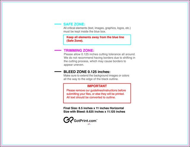 Flyer 8.5inx11in H Front guideline preview