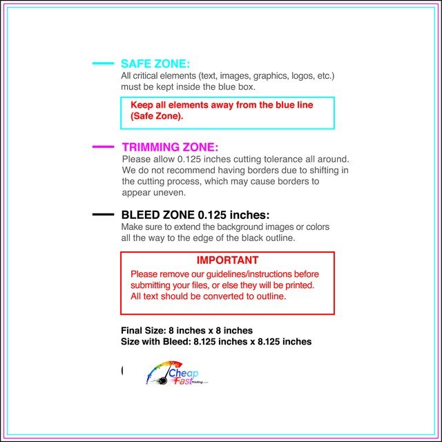 Flyer 8inx8in Front guideline preview