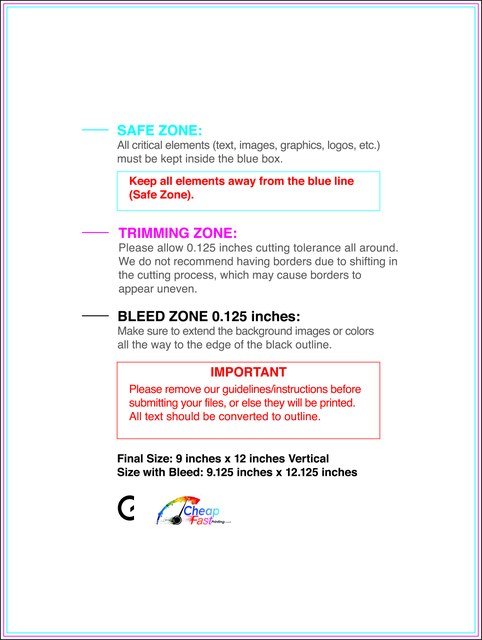 Flyer 9inx12in V Front guideline preview
