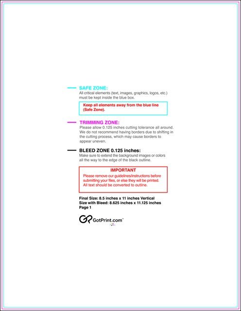 Staggeredcutflyer 8.5inx11in .25inch 8pg Front guideline preview