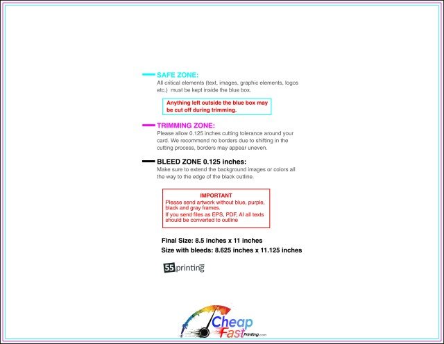 Staggeredcutflyer 8.5inx11in H 8 .25inch Front guideline preview