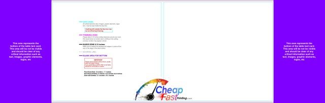 Tabletent 5inx11in H guideline preview