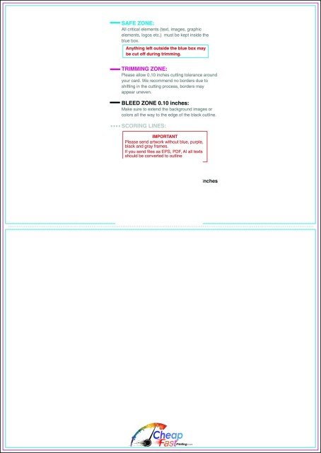 Tentcard 6inx8.5in V Back guideline preview