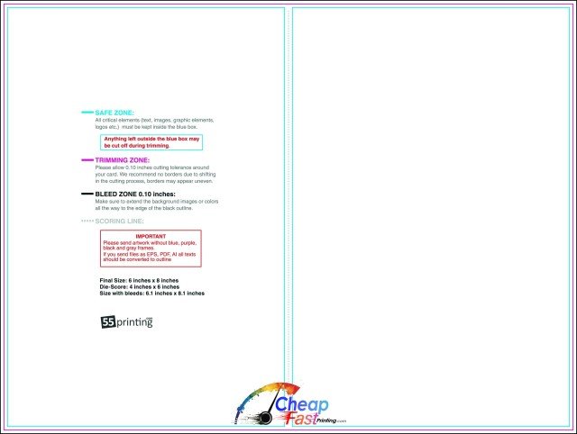 Tentcard 6inx8in H Front guideline preview