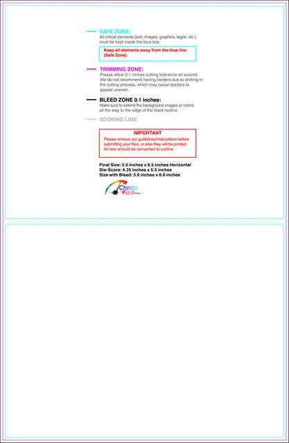 Greetingcard 5.5inx8.5in H Front guideline preview