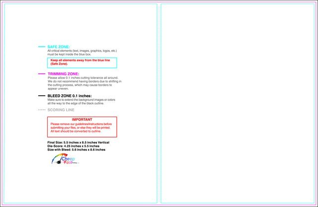 Greetingcard 5.5inx8.5in V Front guideline preview