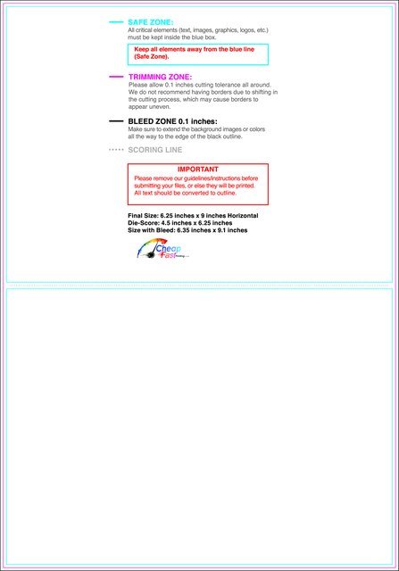 Greetingcard 6.25inx9in H Front guideline preview