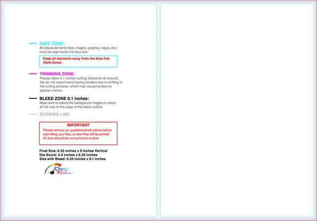 Greetingcard 6.25inx9in V Front guideline preview