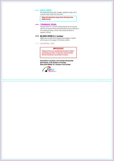 Greetingcard 6inx8.5in H Front guideline preview