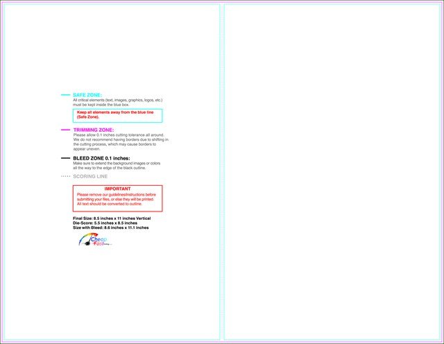 Greetingcard 8.5inx11in V Front guideline preview