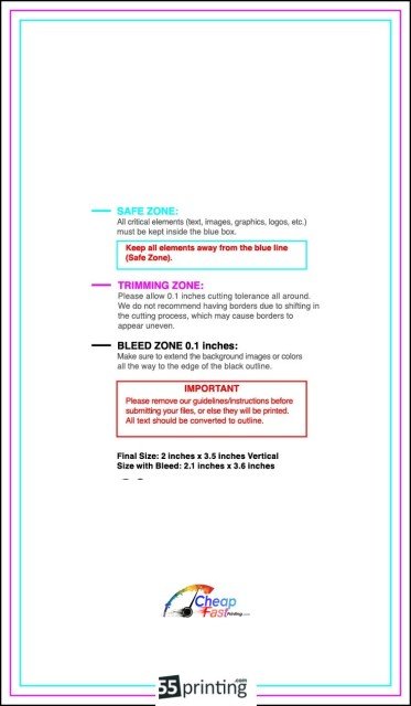 Magnet 2inx3.5in V guideline preview
