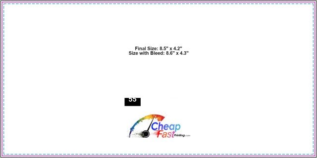 Mug Wrap 15oz 8.5inx4.2in guideline preview