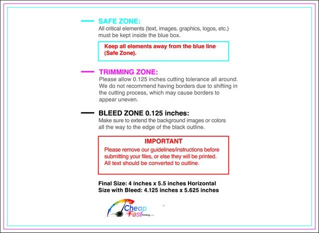 Notepad 4inx5.5in H Front guideline preview