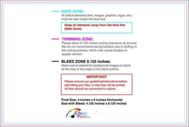Notepad 4inx6in H Front guideline preview