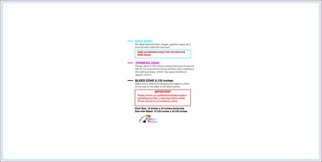 Windowperfs 12inx24in H Front guideline preview