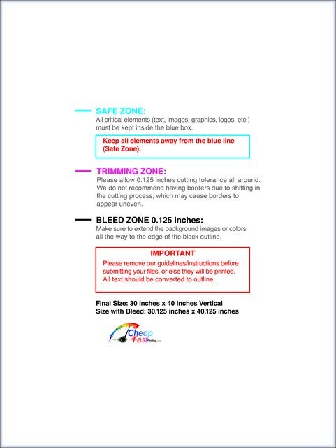 Windowperfs 30inx40in V Front guideline preview