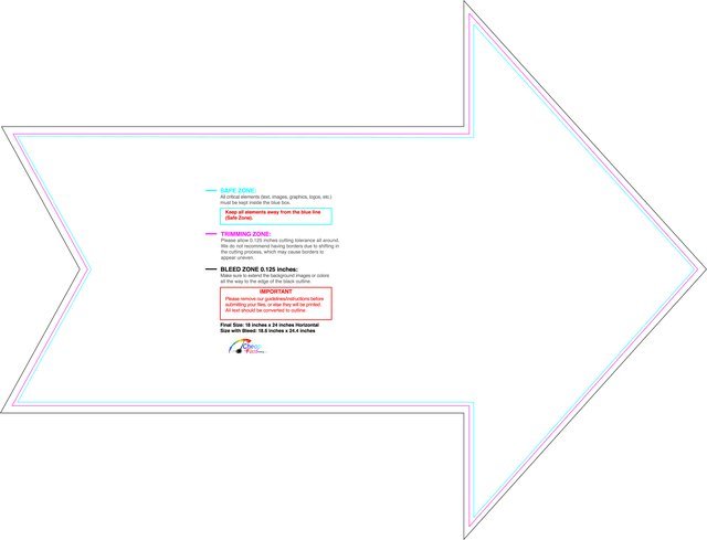 Windowperfs Arrow 18inx24in R Front guideline preview