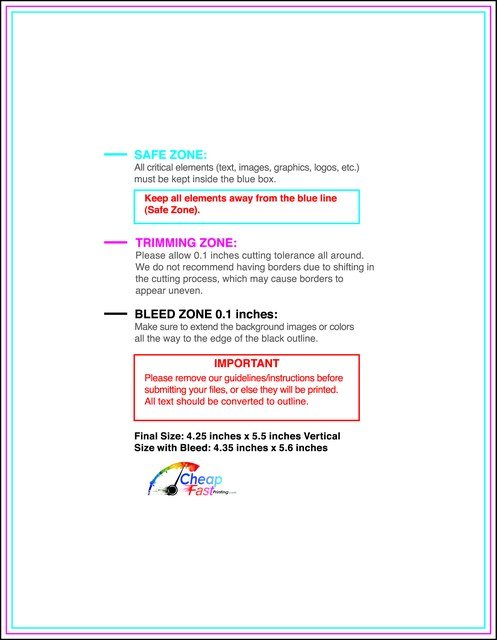 Postcard 4.25inx5.5in V Front guideline preview