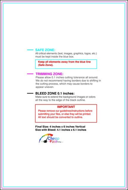 Postcard 4inx6in V Front guideline preview