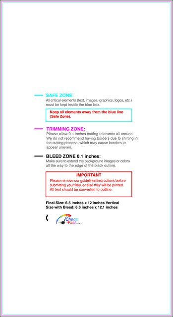 Postcard 6.5inx12in V Front guideline preview