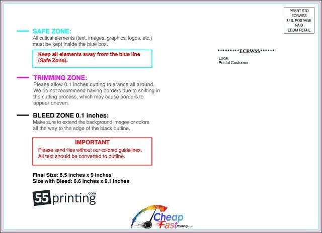 Postcard 6.5inx9in H Front Eddm Side guideline preview