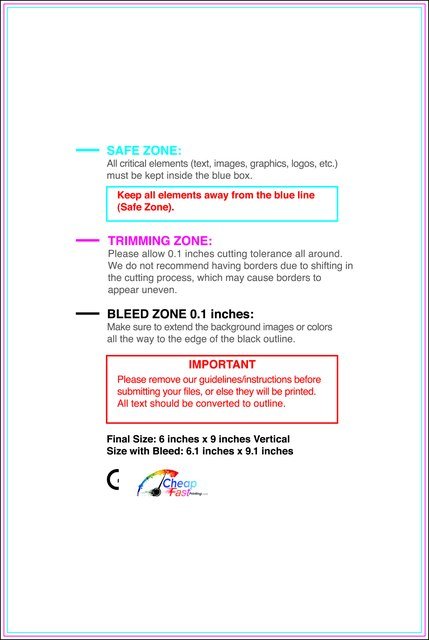 Postcard 6inx9in V Front guideline preview
