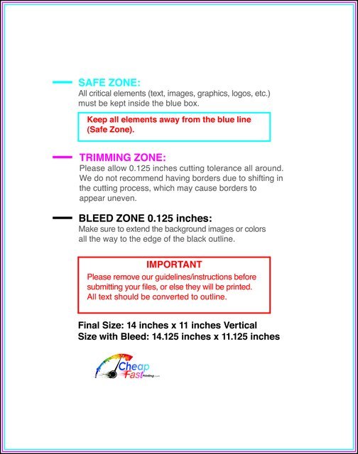 Poster 11inx14in V Front guideline preview