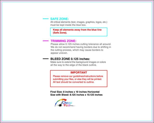 Poster 8inx10in H Front guideline preview