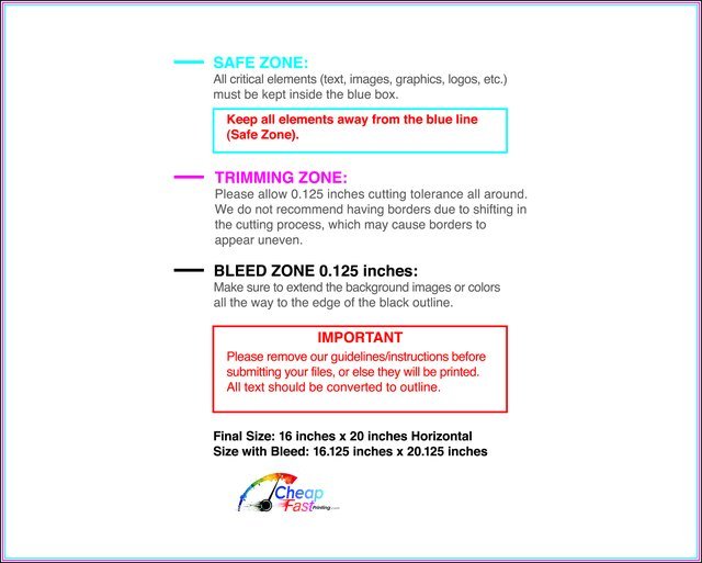 Posterwide 16inx20in H Front guideline preview