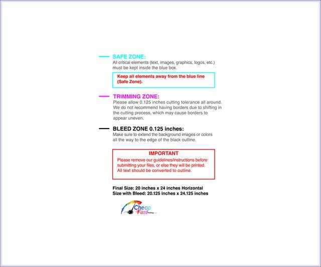 Posterwide 20inx24in H Front guideline preview