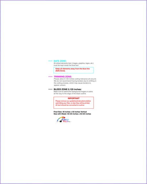 Posterwide 40inx50in V Front guideline preview