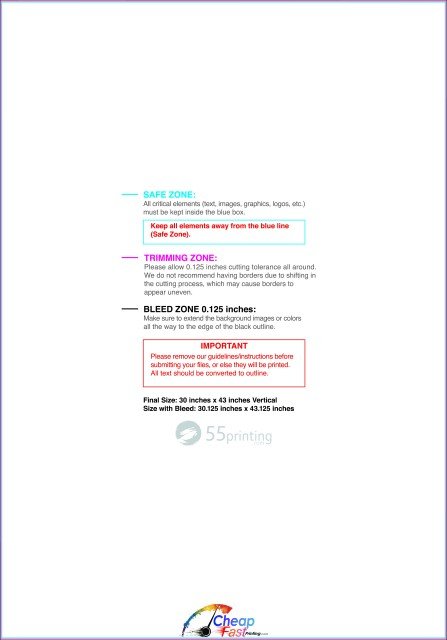 Posterwide 30inx43in V guideline preview