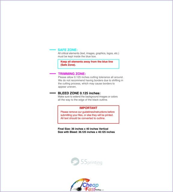 Posterwide 36inx40in V guideline preview