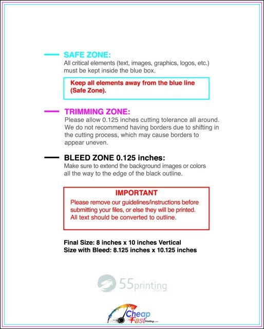 Posterwide 8inx10in V guideline preview