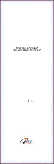 Sell Sheet 2.75inx8.5in H guideline preview