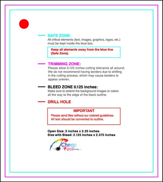 Hangtags 2inx2.25in R Back guideline preview